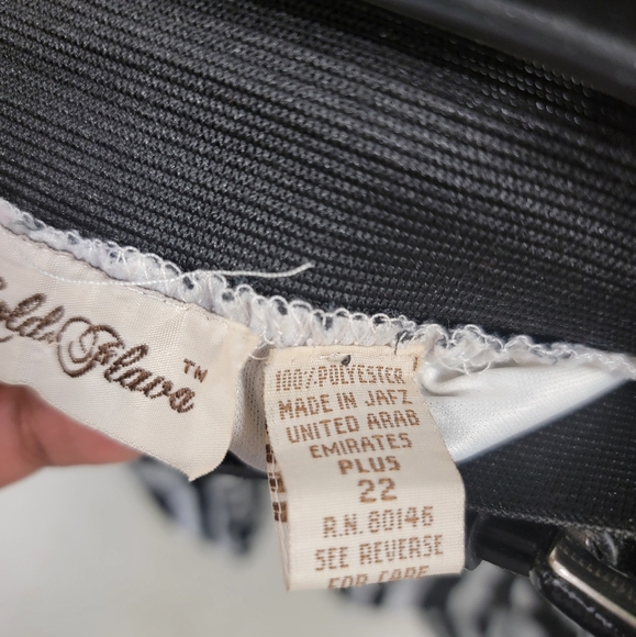 Zebra Belt peplum Skirt - Picture 2 of 5